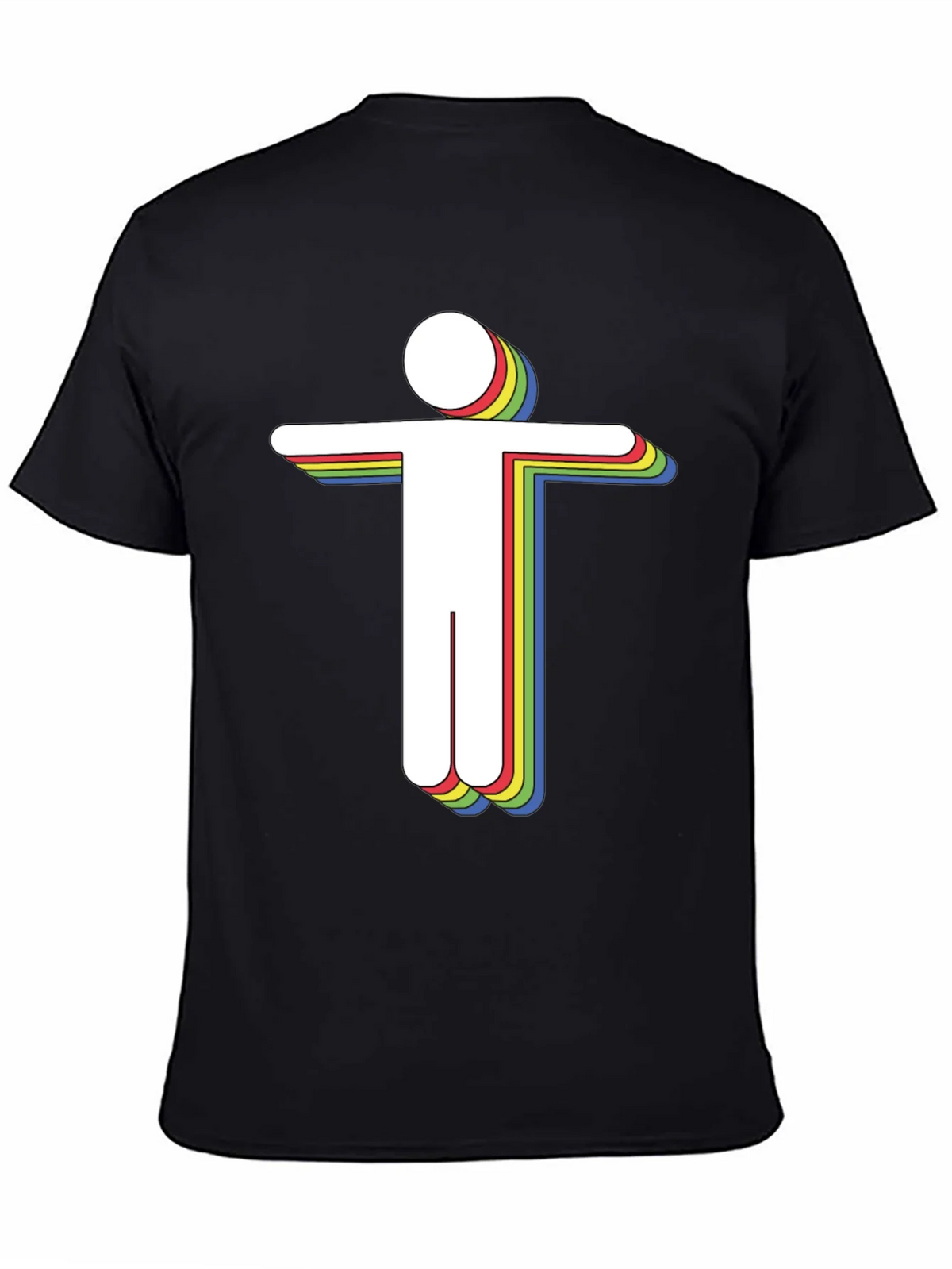 Retro Spectrum Humanoid Graphic Tee product image 1
