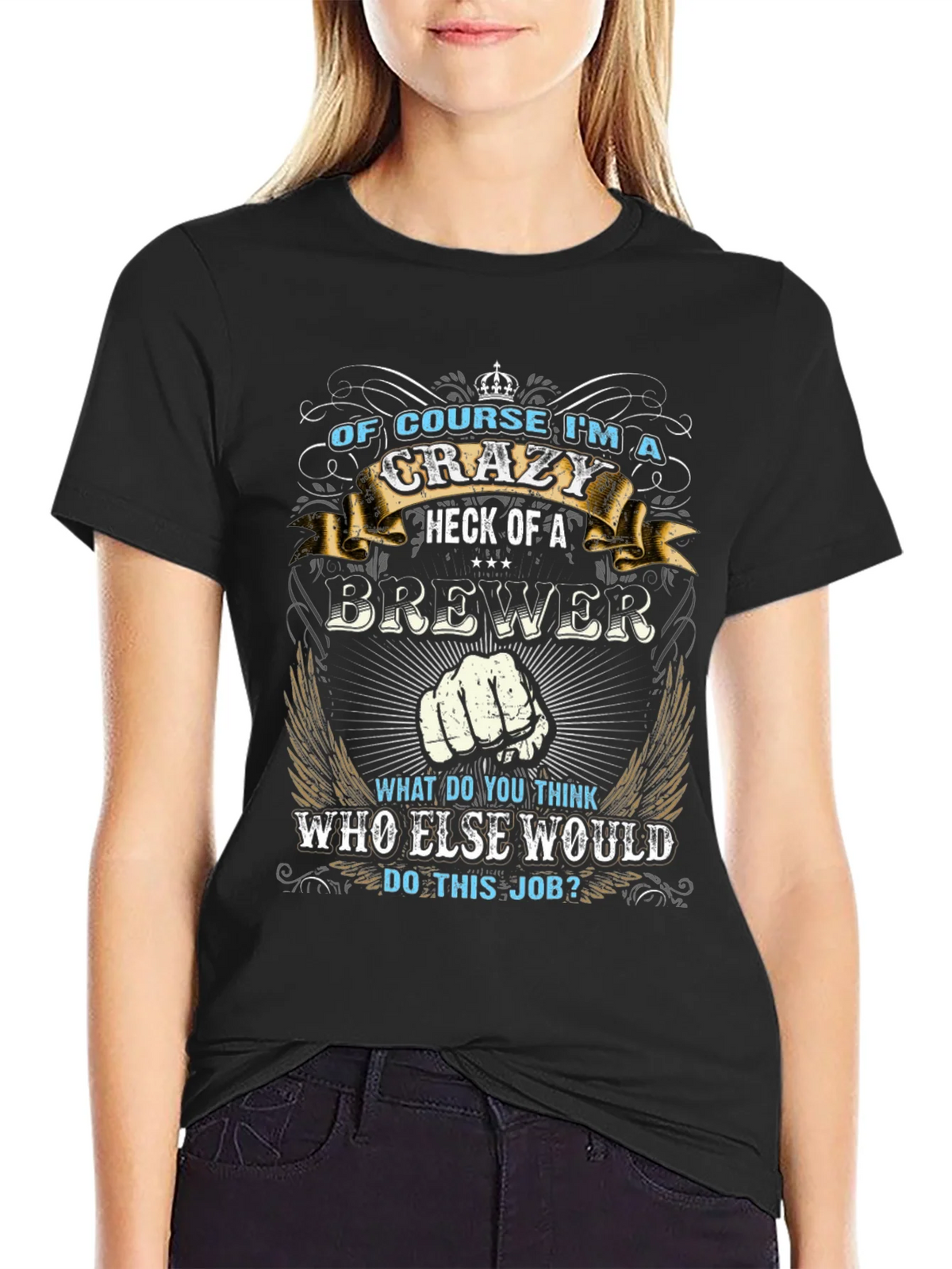 Crazy Brewer T-Shirt - Gift for Craft Beer Lovers product image 2