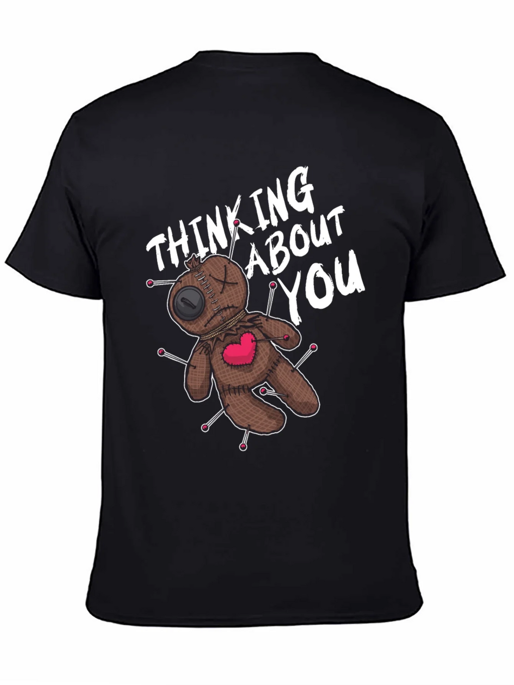 Voodoo Doll Thinking About You Graphic Tee product image 4