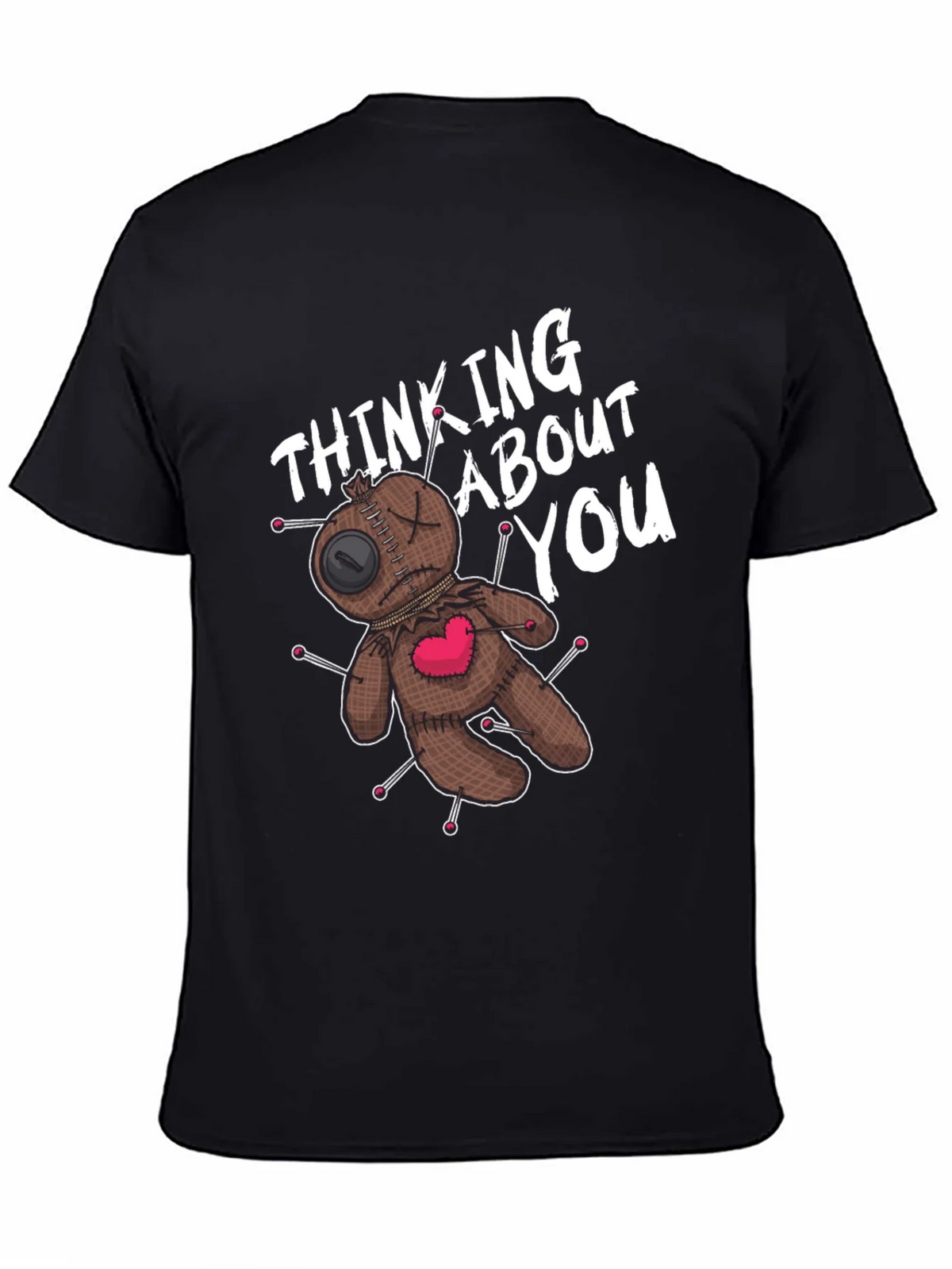 Voodoo Doll Thinking About You Graphic Tee product image 4