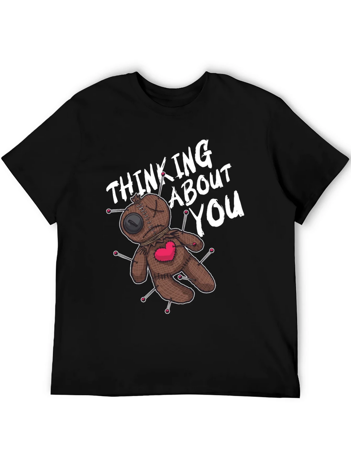 Voodoo Doll Thinking About You Graphic Tee product image 5