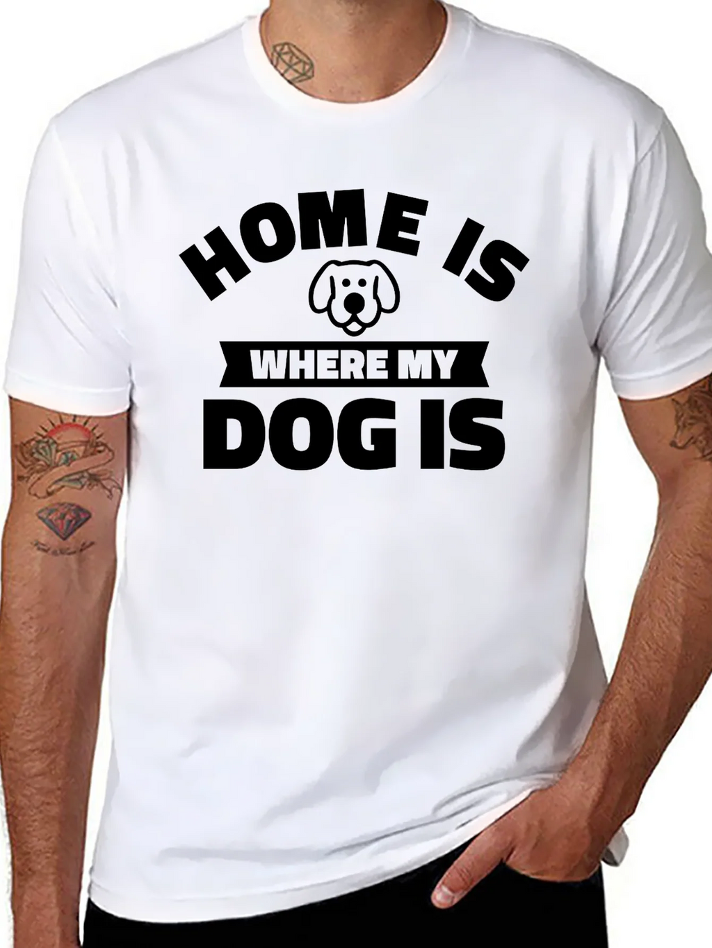 Home Is Where My Dog Is - Unisex T-Shirt product image 6