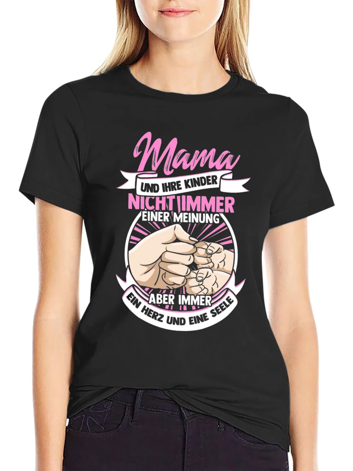 Mama T-Shirt - Mother & Children - One Heart product image 2