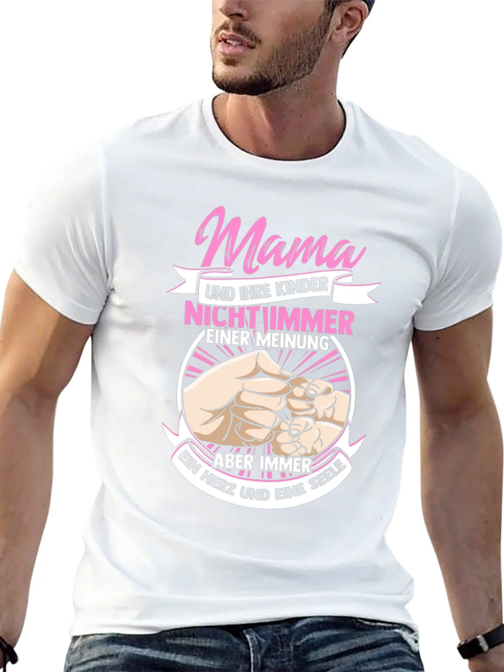 Mama T-Shirt - Mother & Children - One Heart product image 12