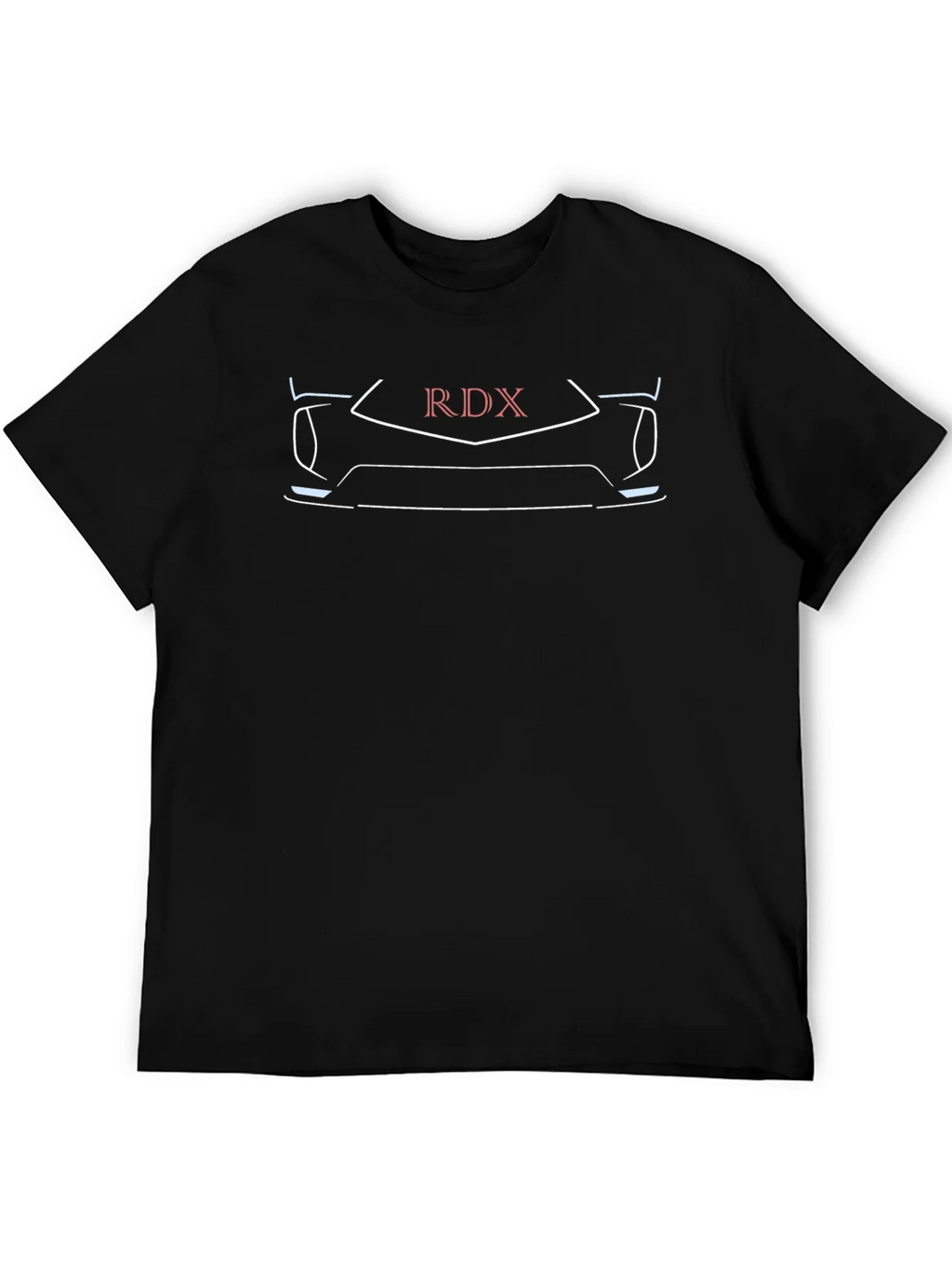RDX Car Outline Graphic Black T-Shirt product image 5