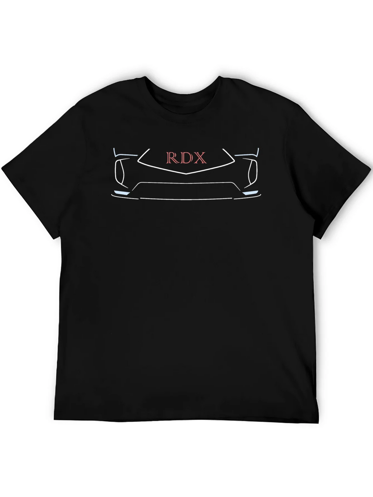 RDX Car Outline Graphic Black T-Shirt product image 5