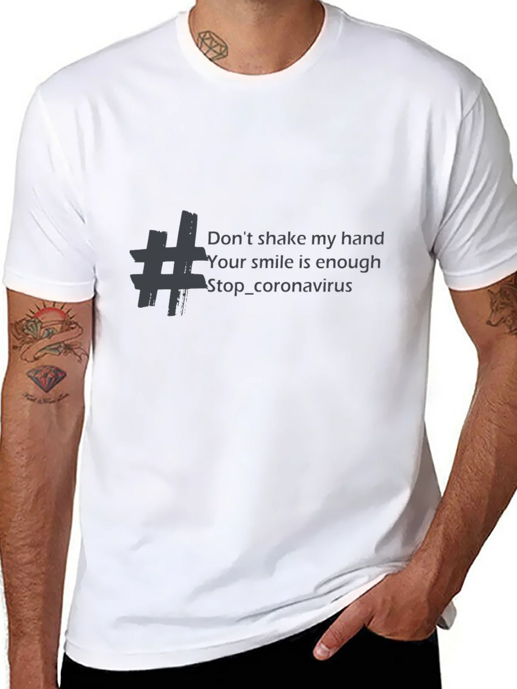 Dont Shake My Hand Graphic T-Shirt product image 7