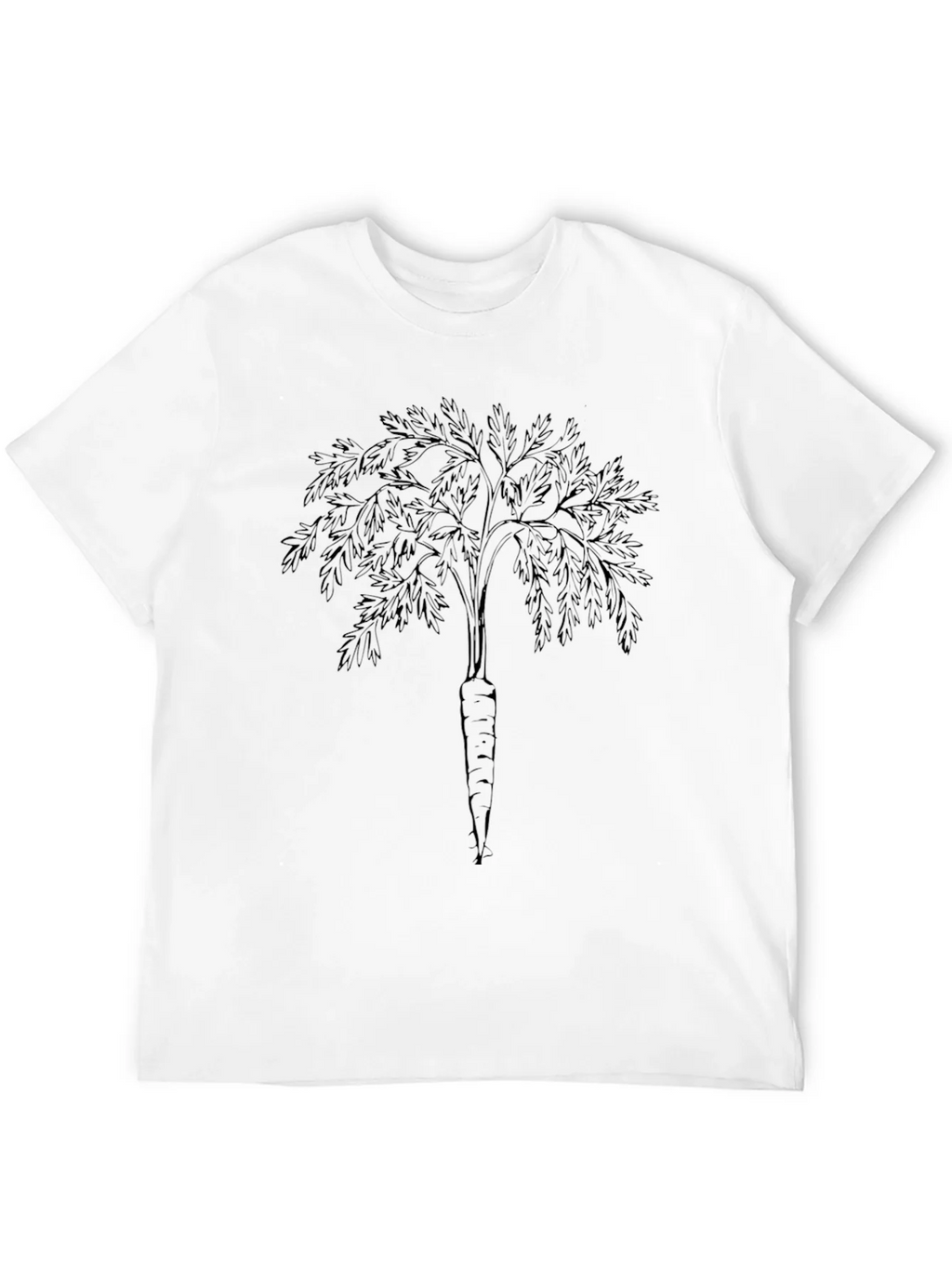 Carrot Tree Black T-Shirt - Unique Botanical Print product image 11