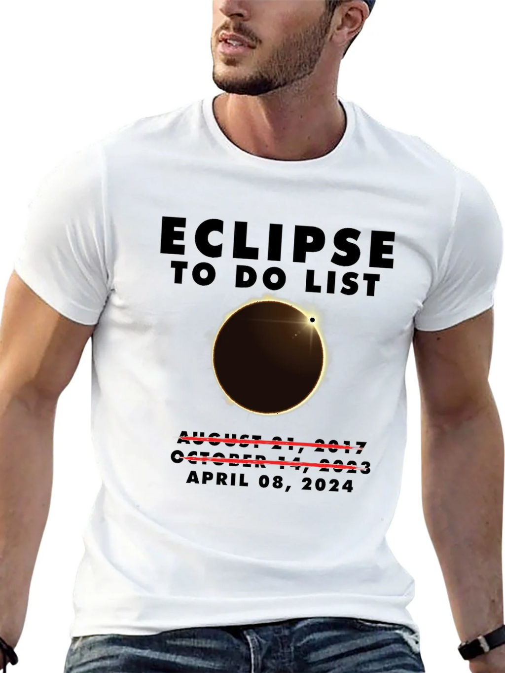 Eclipse To-Do List Total Solar April 2024 T-Shirt product image 12