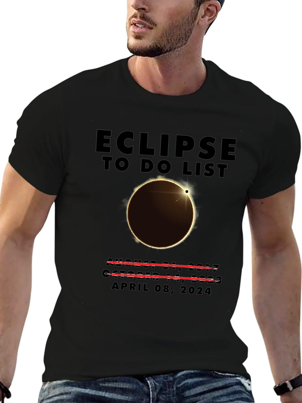 Eclipse To-Do List Total Solar April 2024 T-Shirt product image 6