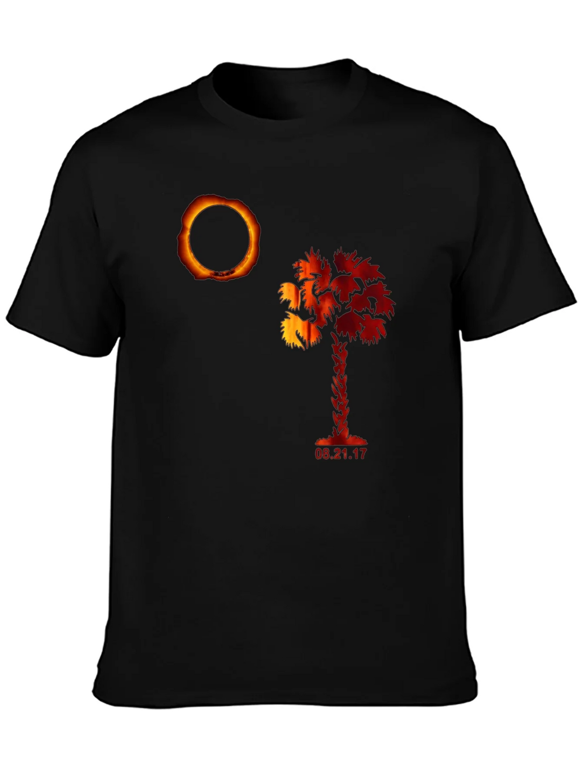 Eclipse Palm Tree Graphic Tee - 2017 Shirt product image 2