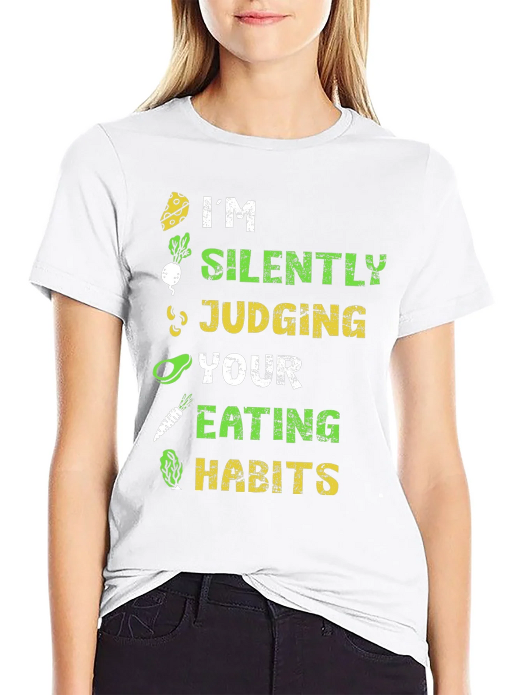 Vegan Silently Judging Graphic Tee - Unisex product image 8