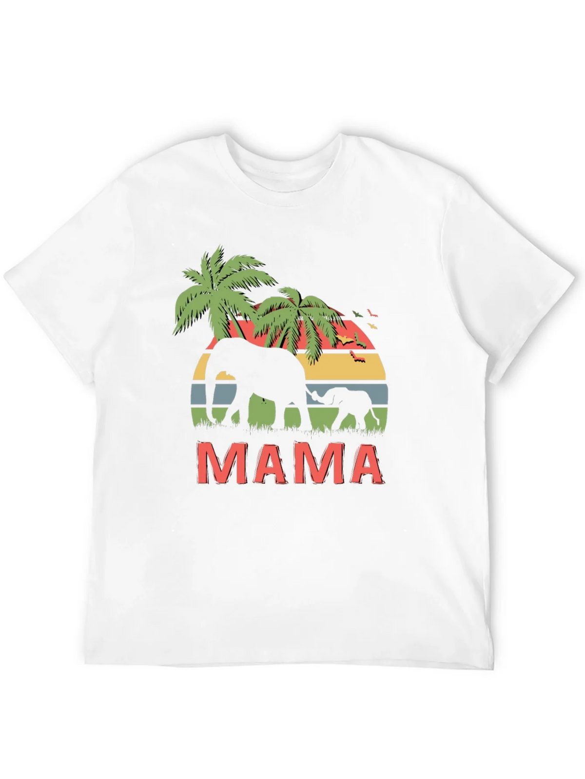 Mama Elephant Graphic Tee - Wildlife Lovers T-Shirt product image 4