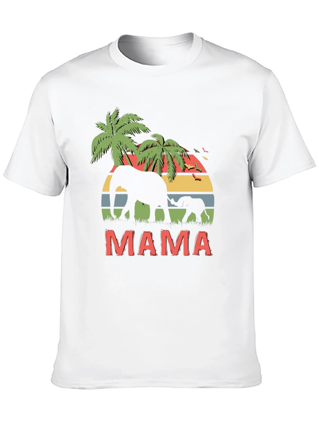 Mama Elephant Graphic Tee - Wildlife Lovers T-Shirt product image 3