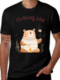 Cute Bear Campfire T-Shirt - Nothing Like It product image 1
