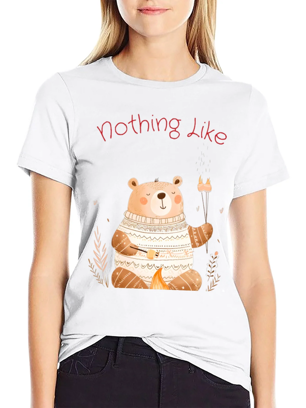 Cute Bear Campfire T-Shirt - Nothing Like It product image 8