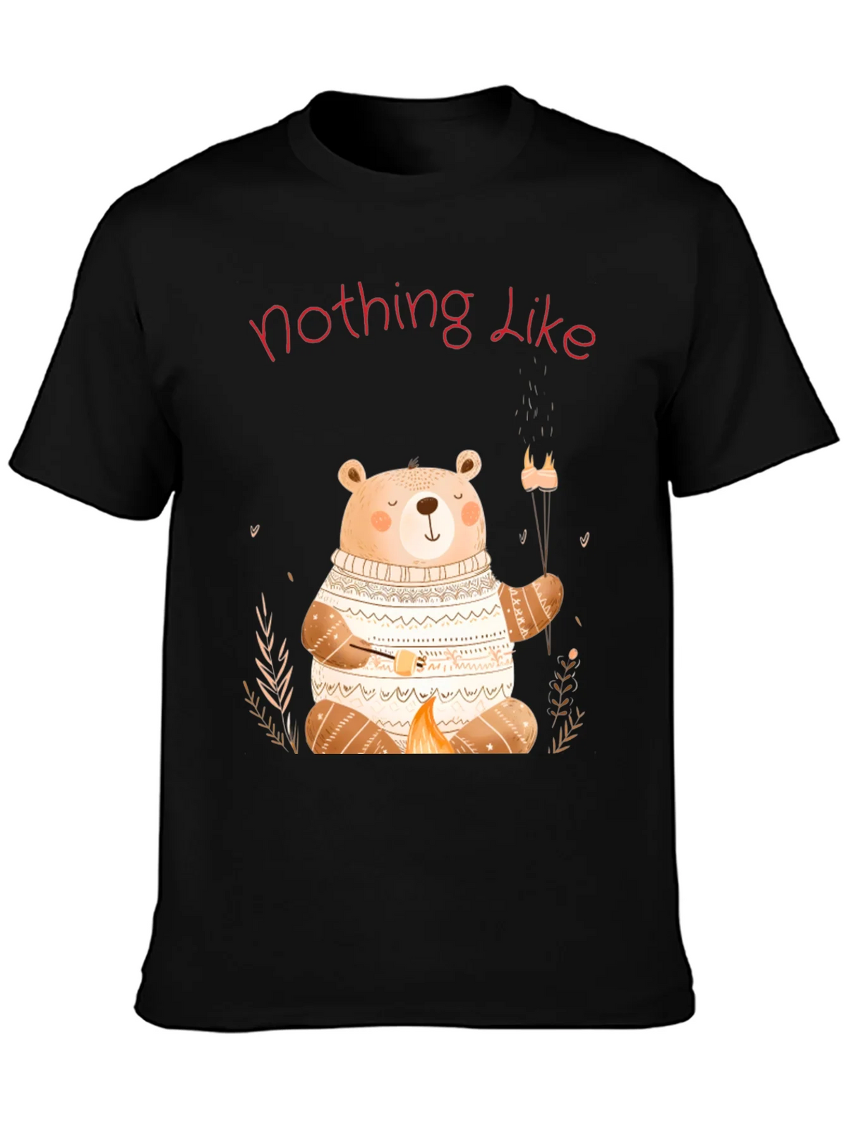 Cute Bear Campfire T-Shirt - Nothing Like It product image 3