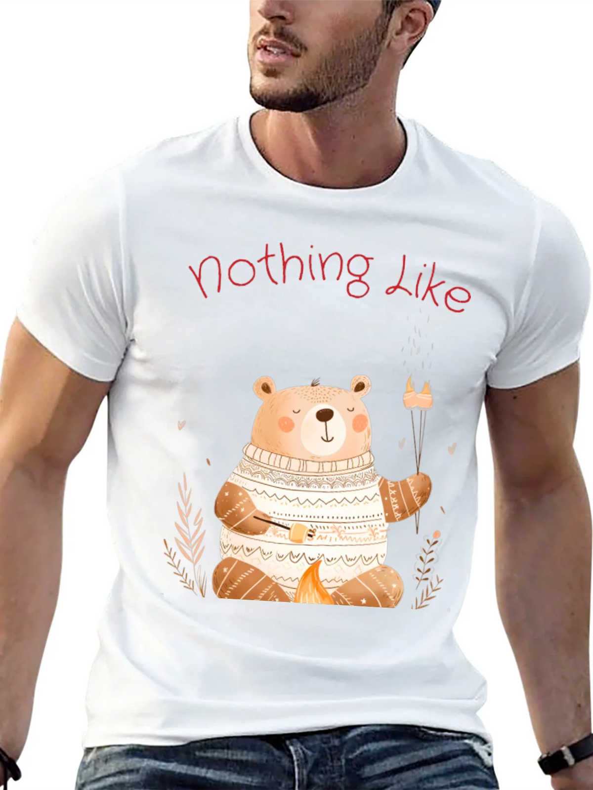 Cute Bear Campfire T-Shirt - Nothing Like It product image 12