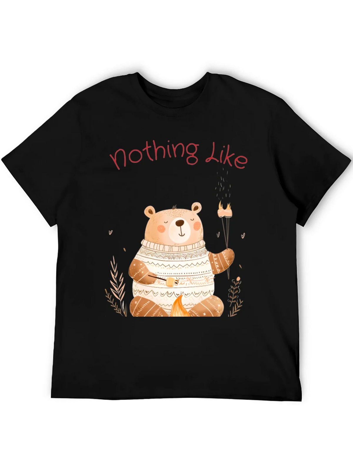 Cute Bear Campfire T-Shirt - Nothing Like It product image 5
