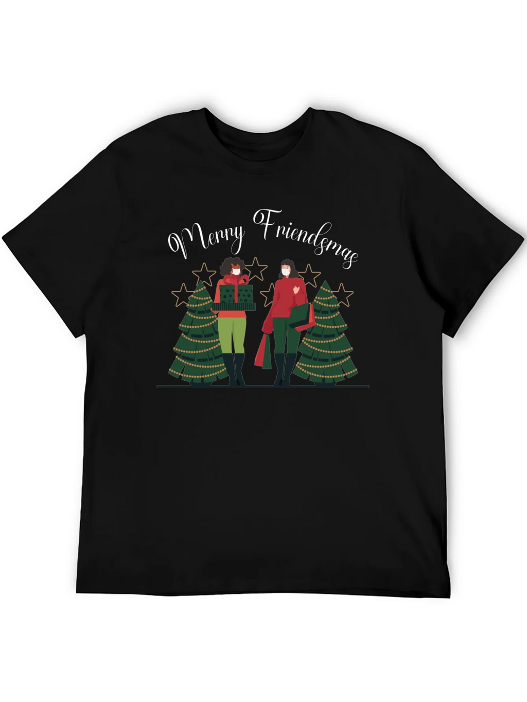 Merry Friendsmas Graphic Tee product image 5