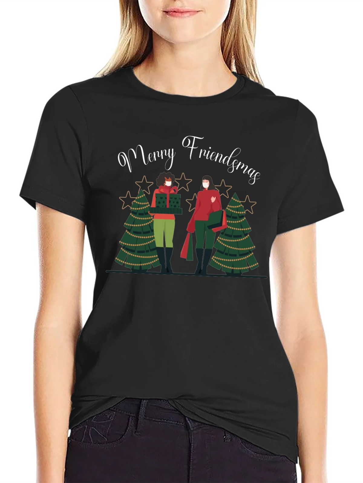 Merry Friendsmas Graphic Tee product image 2