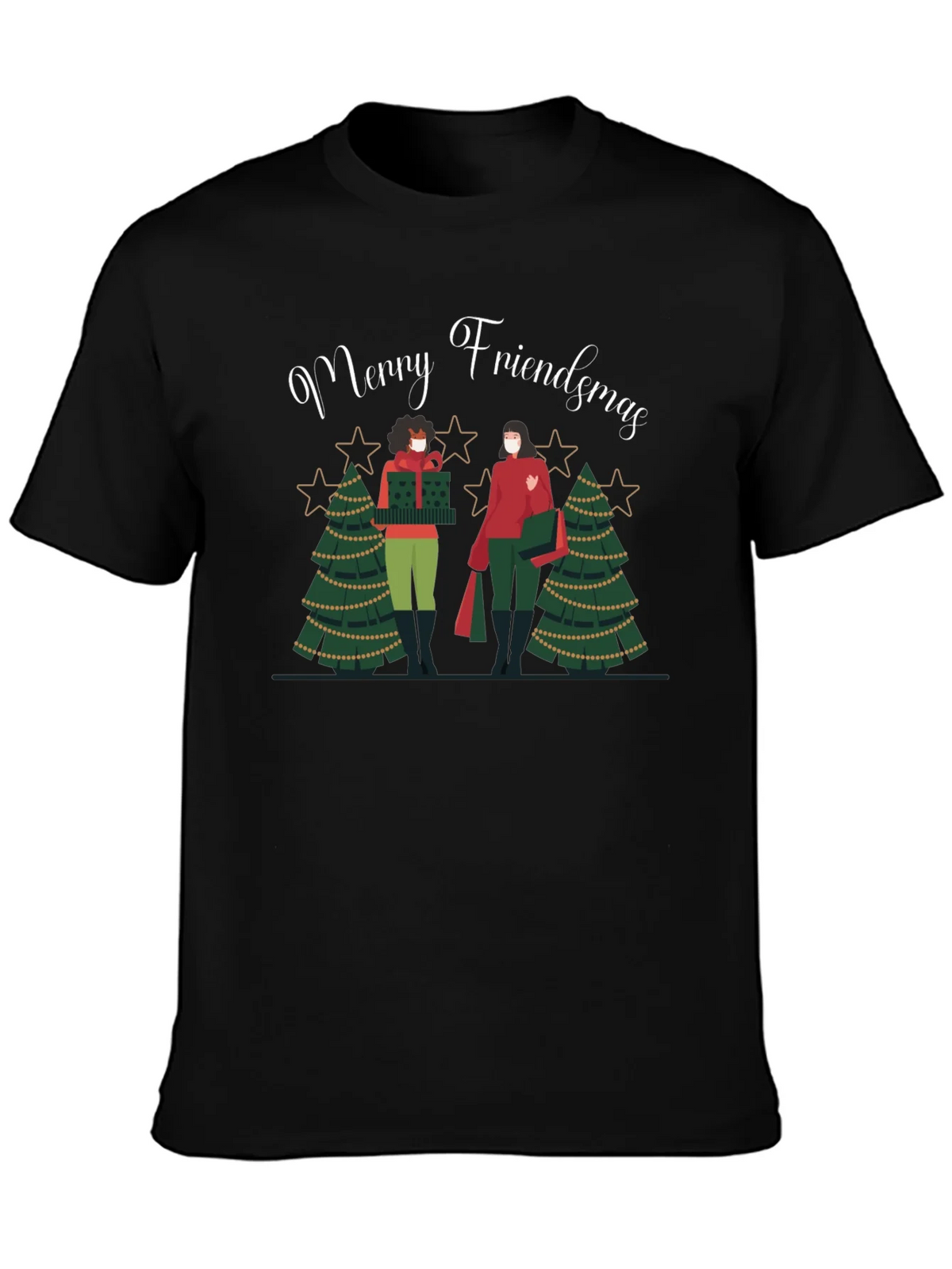 Merry Friendsmas Graphic Tee product image 3