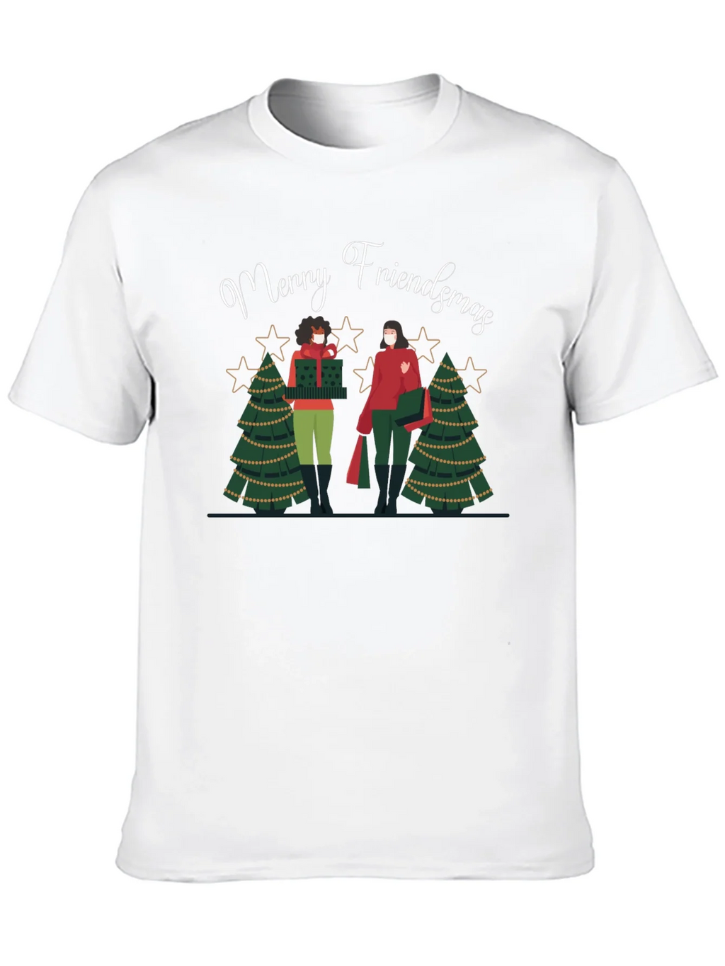Merry Friendsmas Graphic Tee product image 9