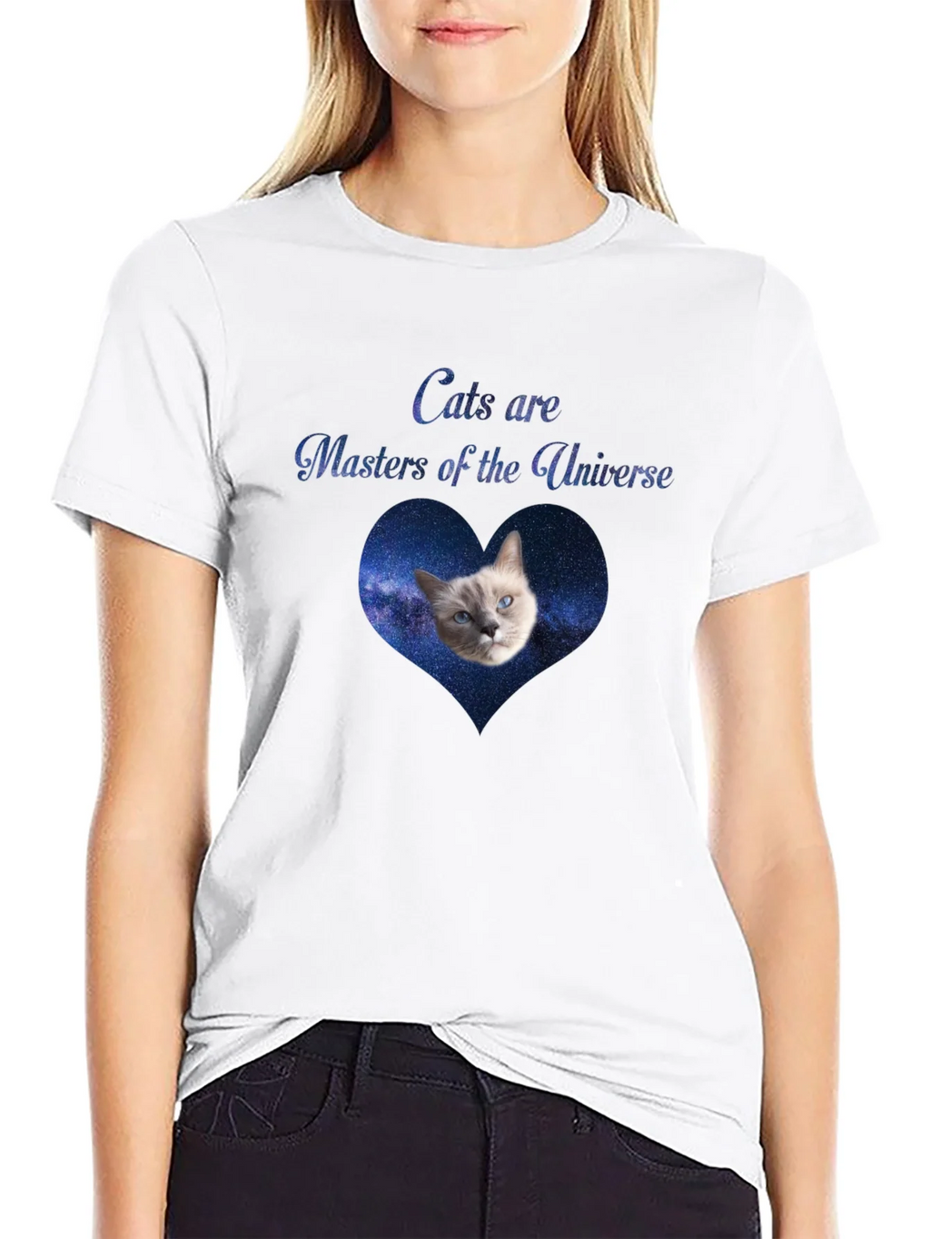 Cats Are Masters of the Universe Black T-Shirt product image 8