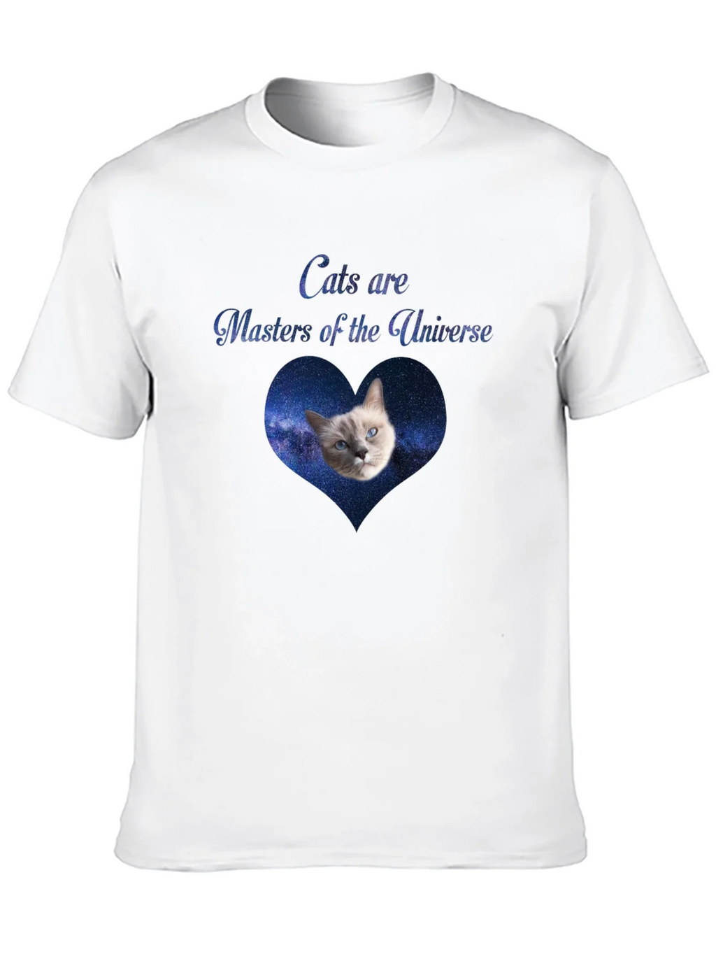 Cats Are Masters of the Universe Black T-Shirt product image 9