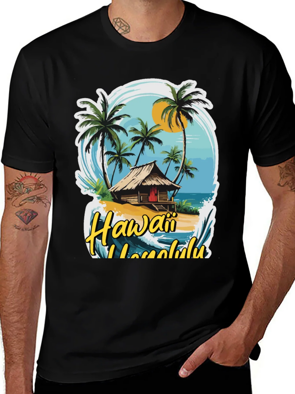 Hawaii Honolulu Graphic T-Shirt product image 1