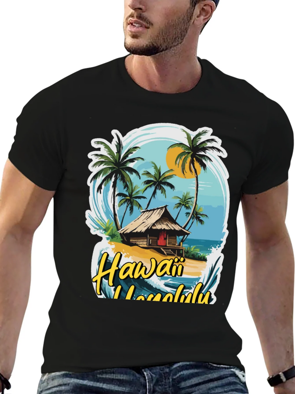Hawaii Honolulu Graphic T-Shirt product image 6