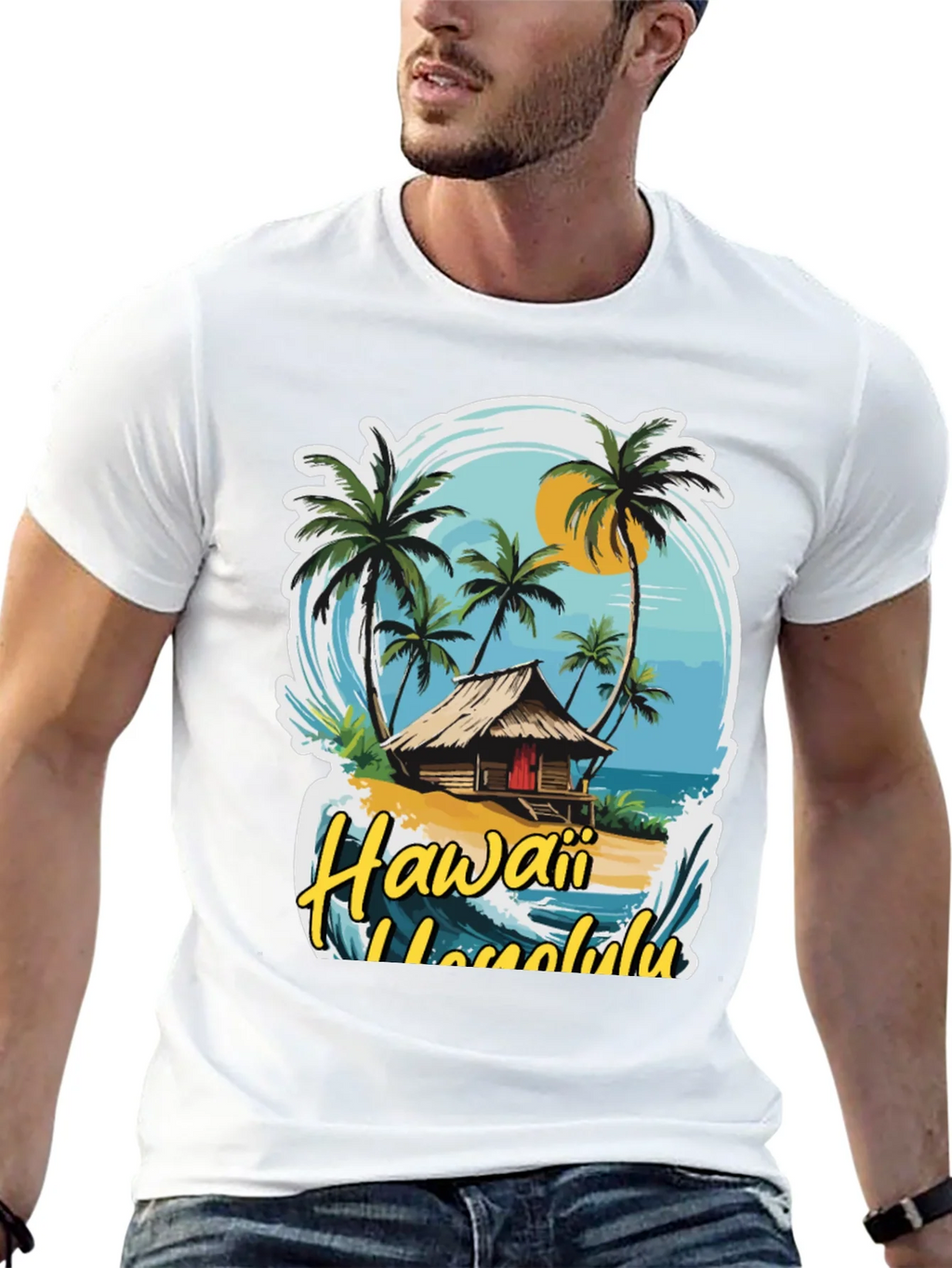 Hawaii Honolulu Graphic T-Shirt product image 12