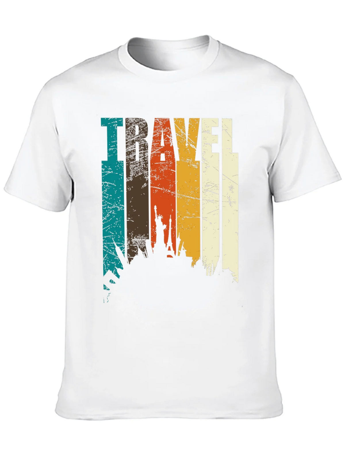 Vintage Travel Skyline T-Shirt product image 9