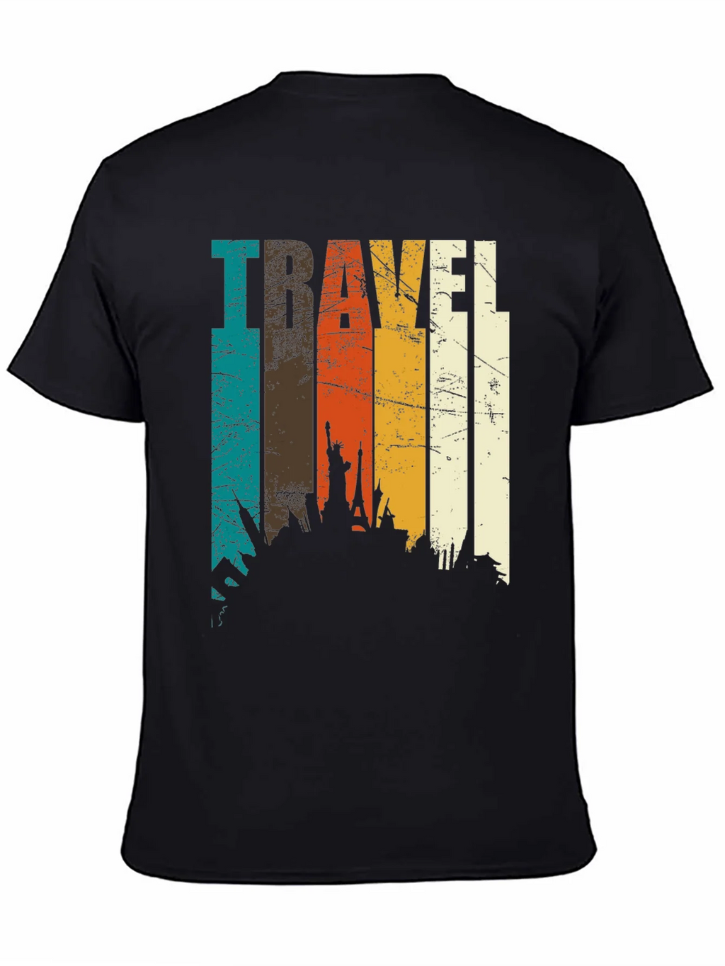 Vintage Travel Skyline T-Shirt product image 4