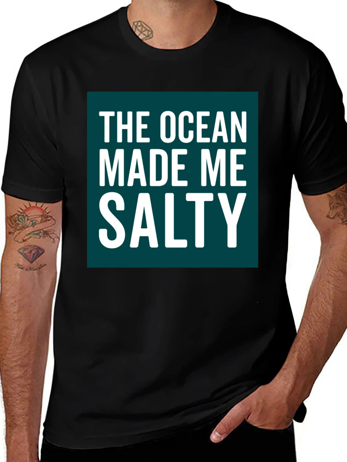 Ocean Made Me Salty Graphic Tee product image 1