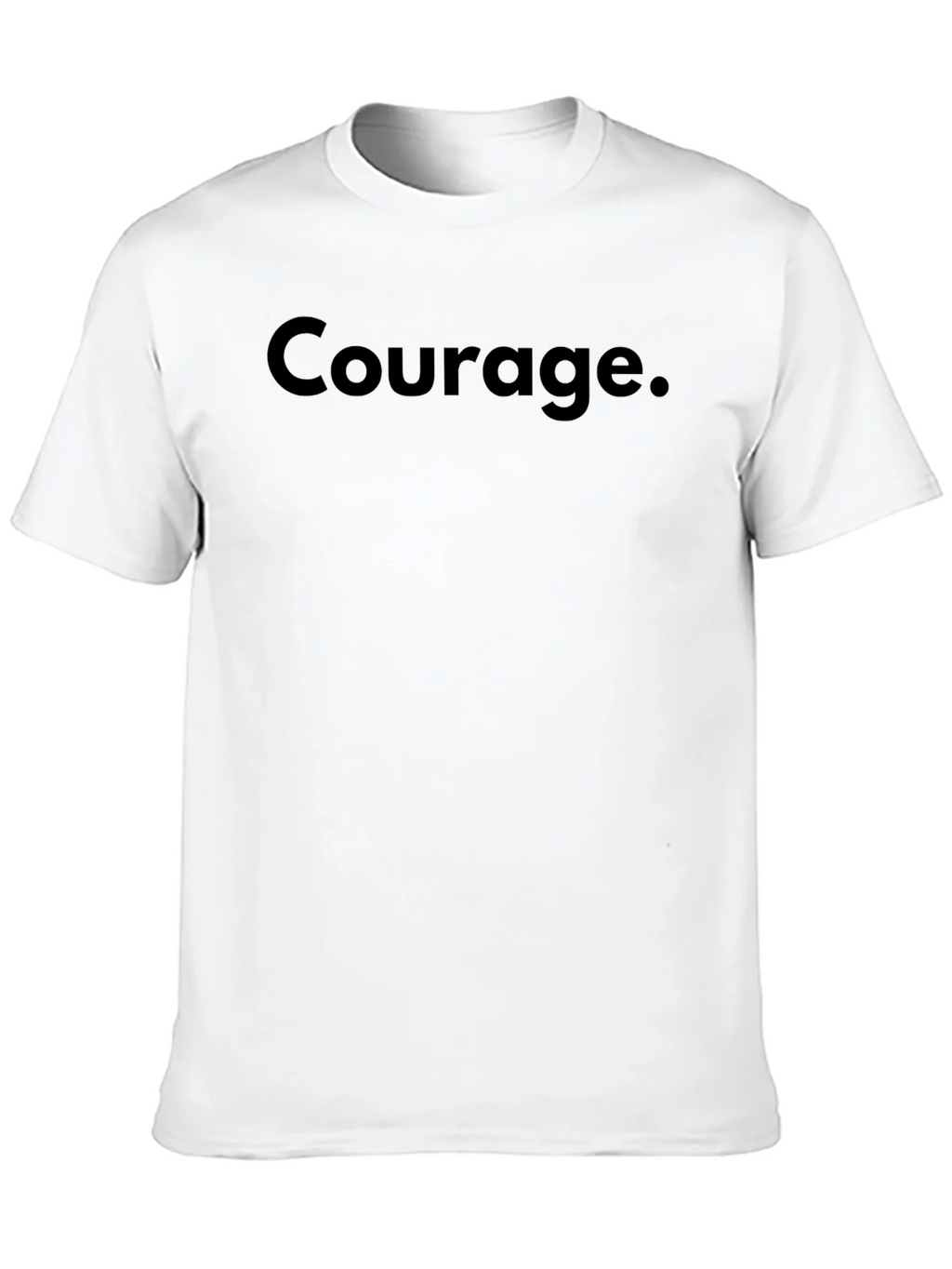 Courage Black T-Shirt - Classic Statement Tee product image 7
