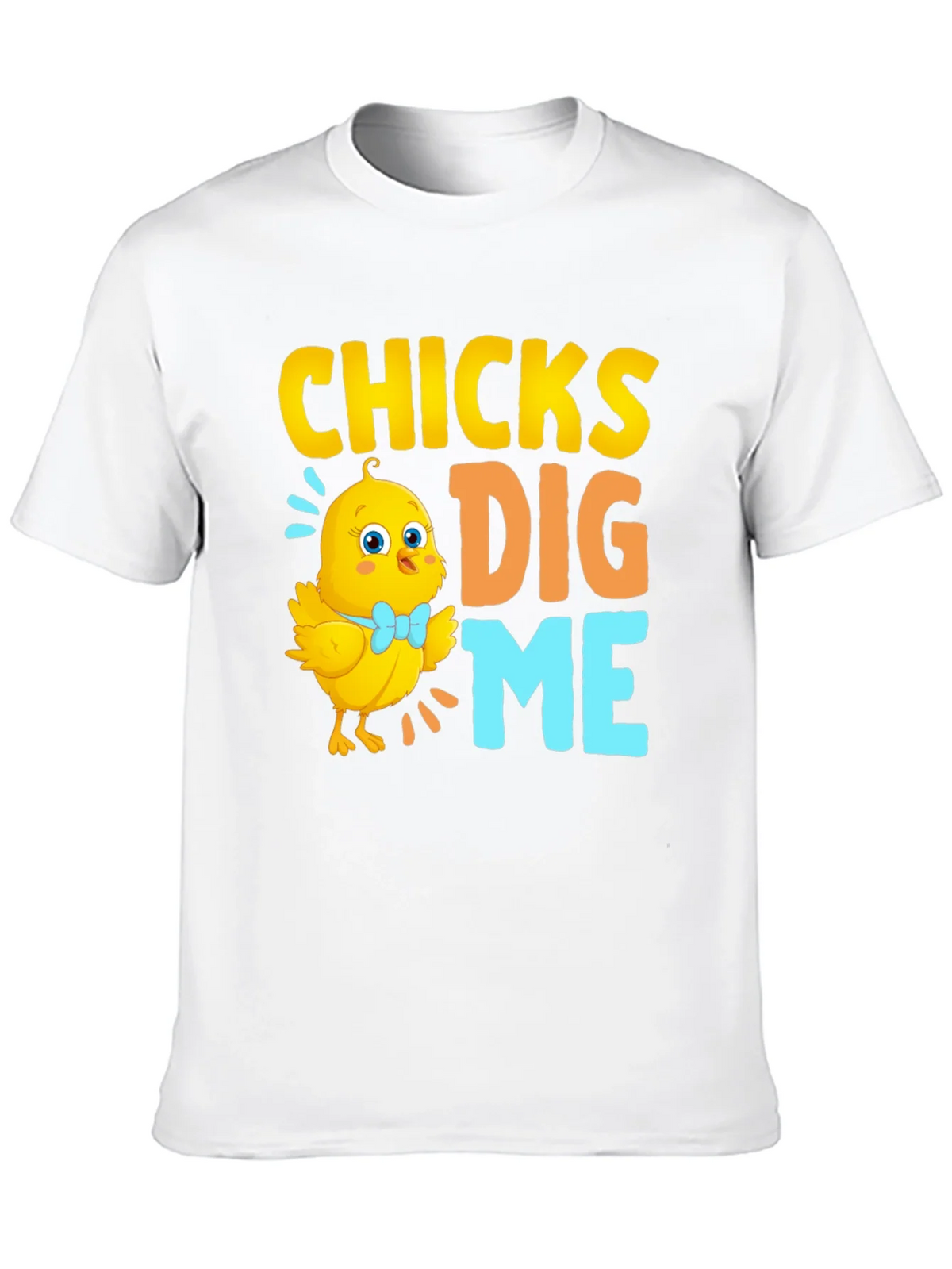 Funny Easter Chick T-Shirt - Chicks Dig Me! product image 5