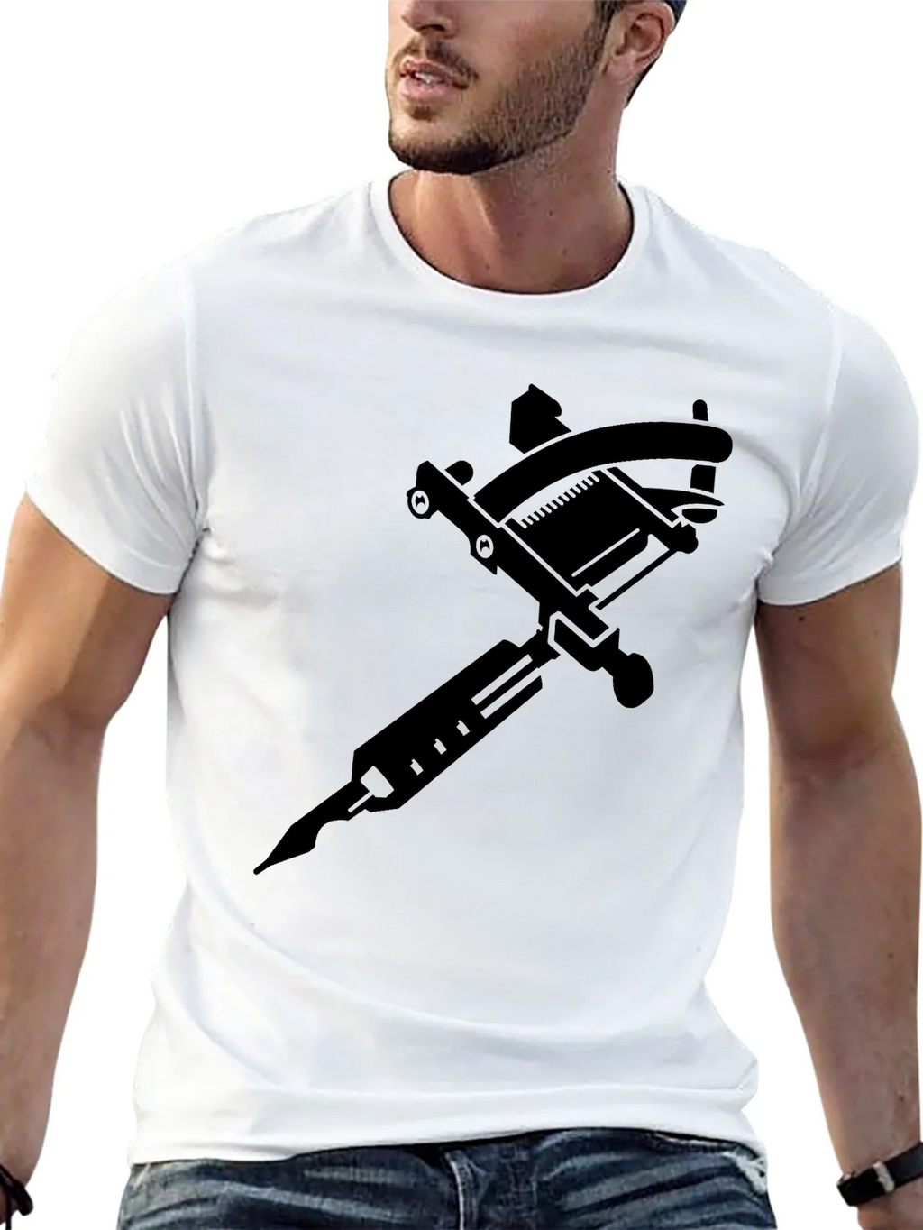 Tattoo Machine Graphic Tee - Black product image 11