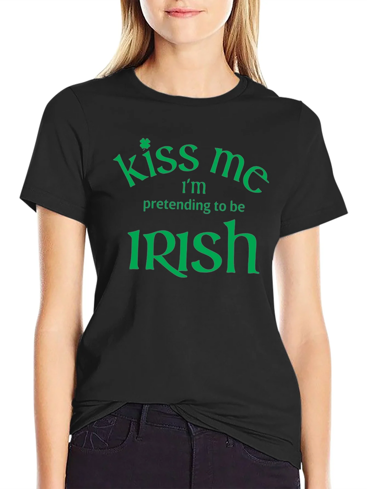Kiss Me Im Pretending To Be Irish St. Patricks Day T-Shirt product image 2