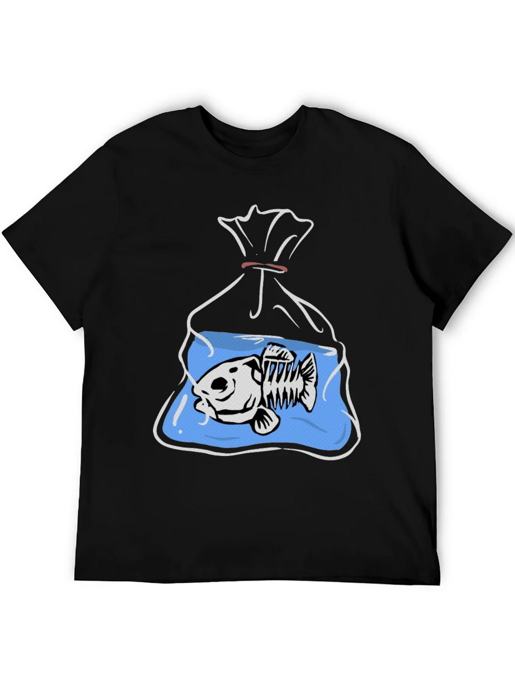 Fish Bones in Bag Graphic Tee