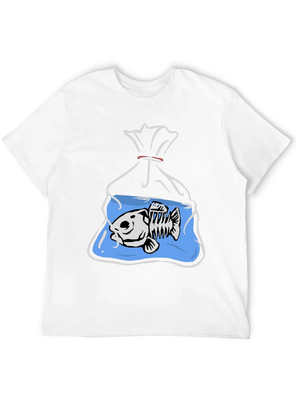 Fish Bones in Bag Graphic Tee
