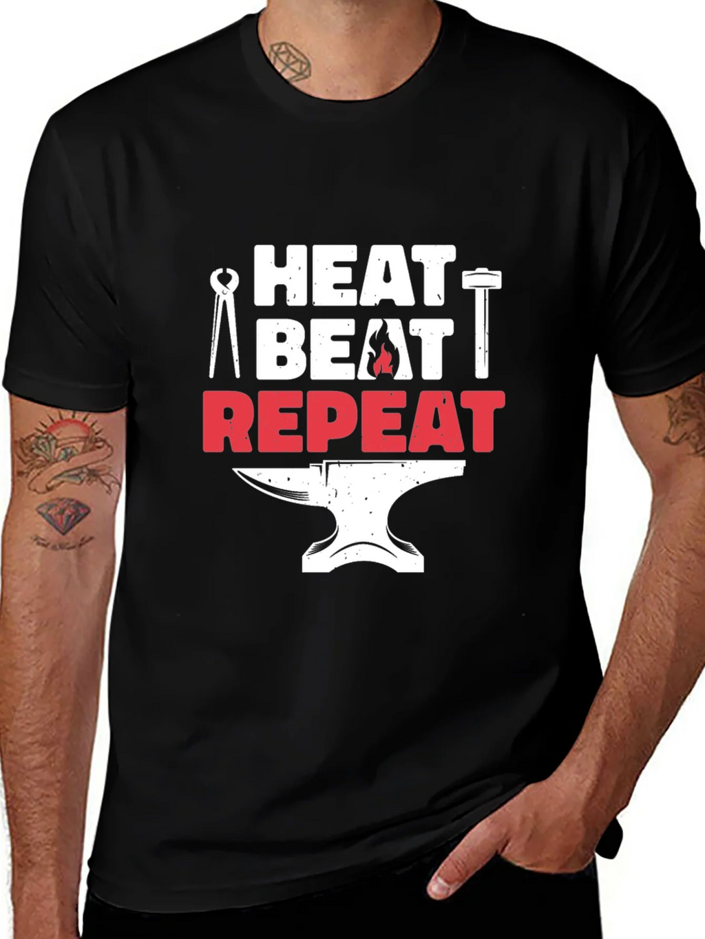Heat Beat Repeat Blacksmith T-Shirt product image 1