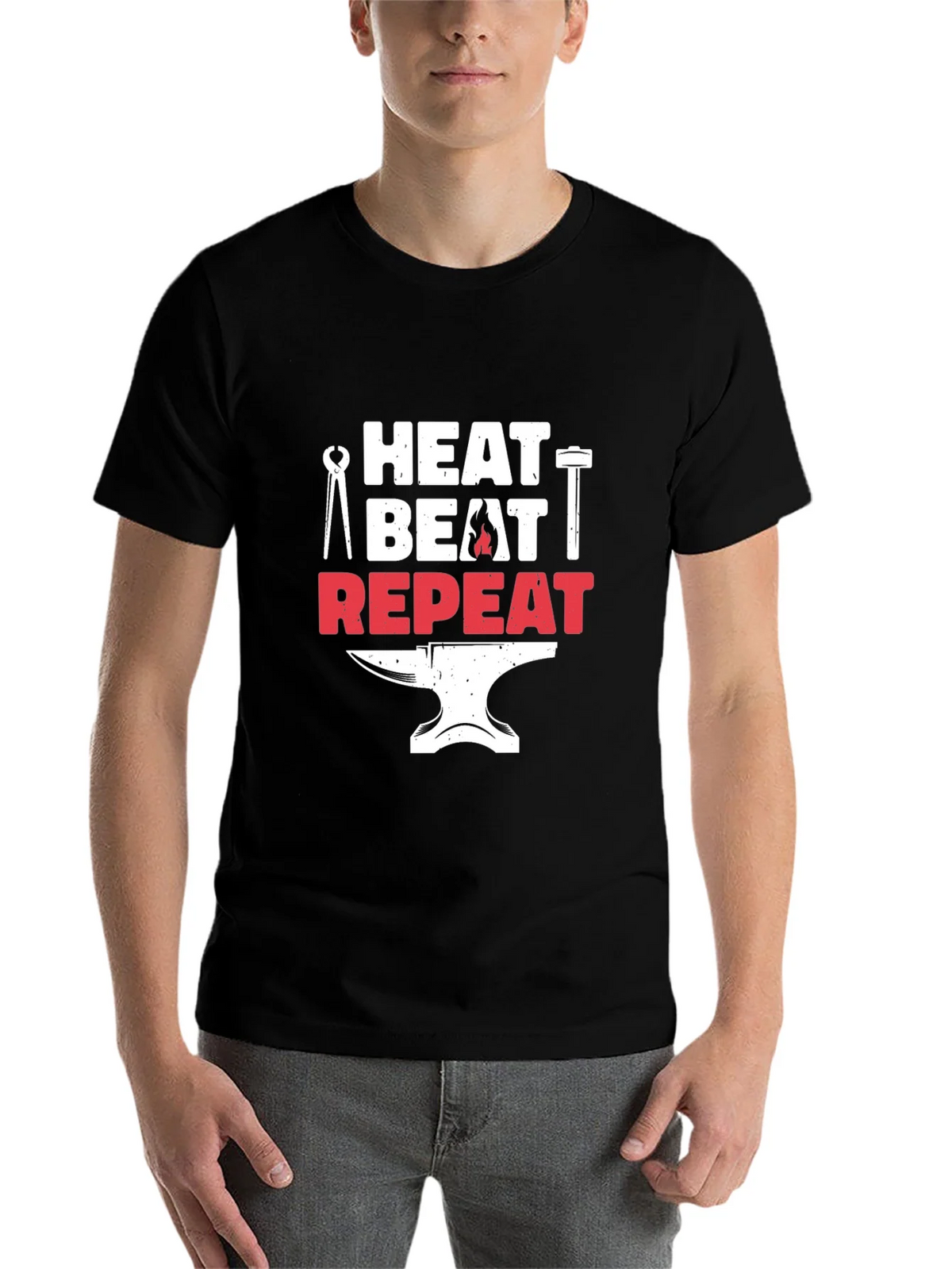 Heat Beat Repeat Blacksmith T-Shirt product image 4