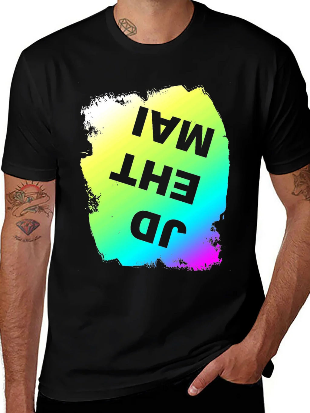 Bold Graphic Print T-Shirt - JD EHT MAI product image 1