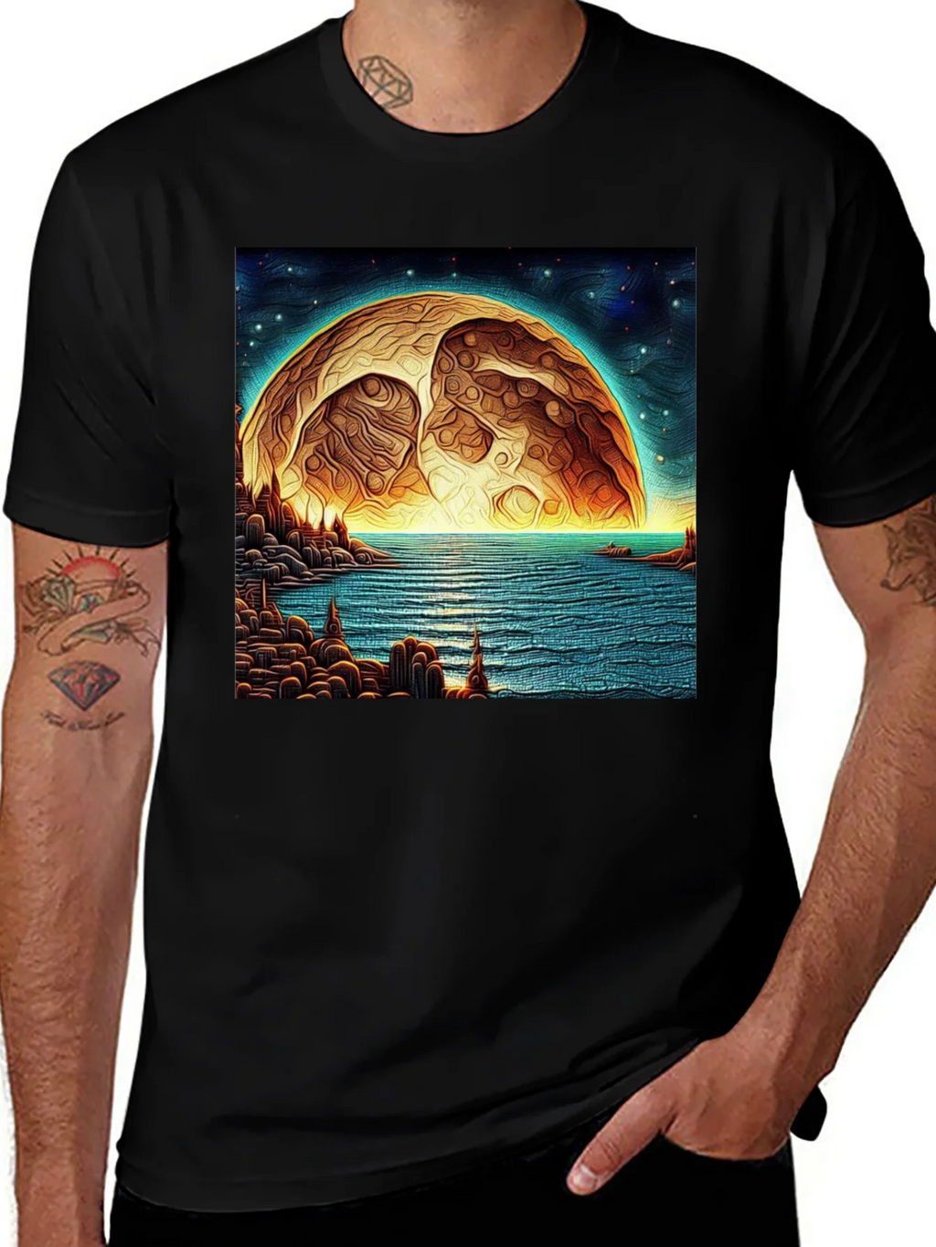 Cosmic Moon T-Shirt product image 1