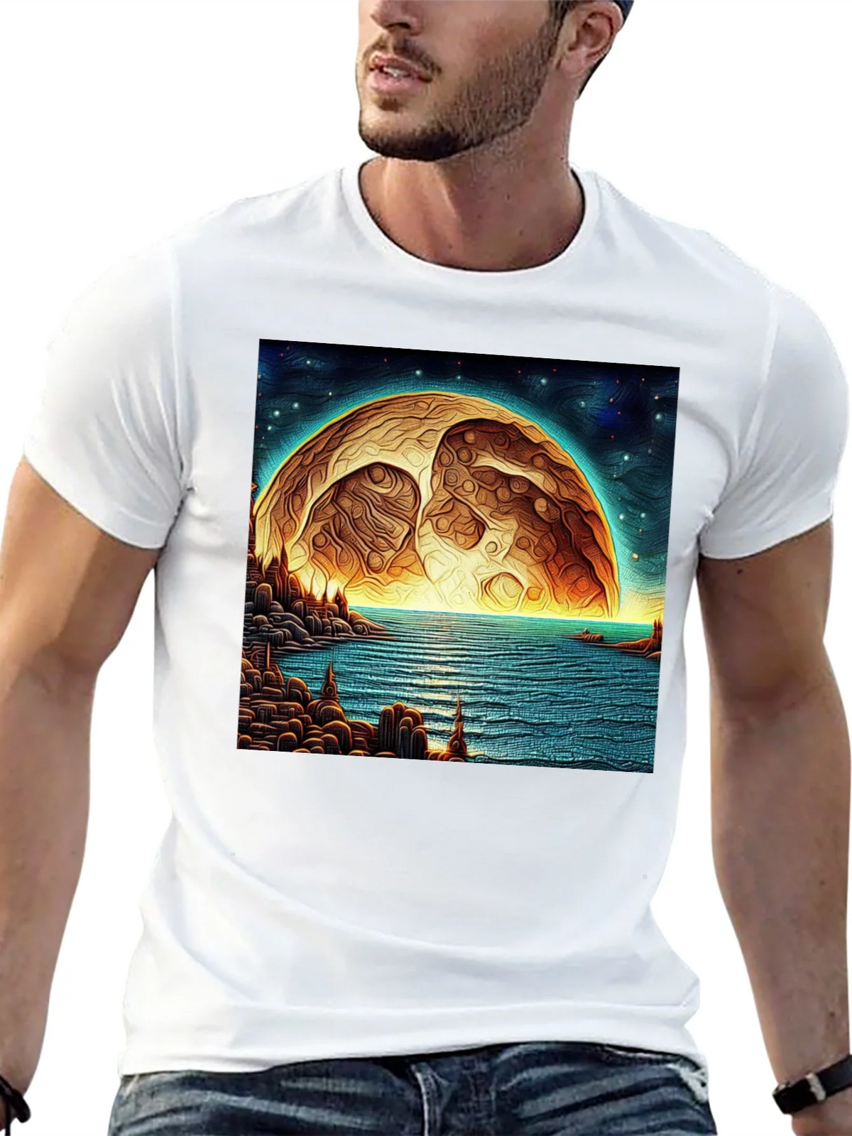 Cosmic Moon T-Shirt product image 12