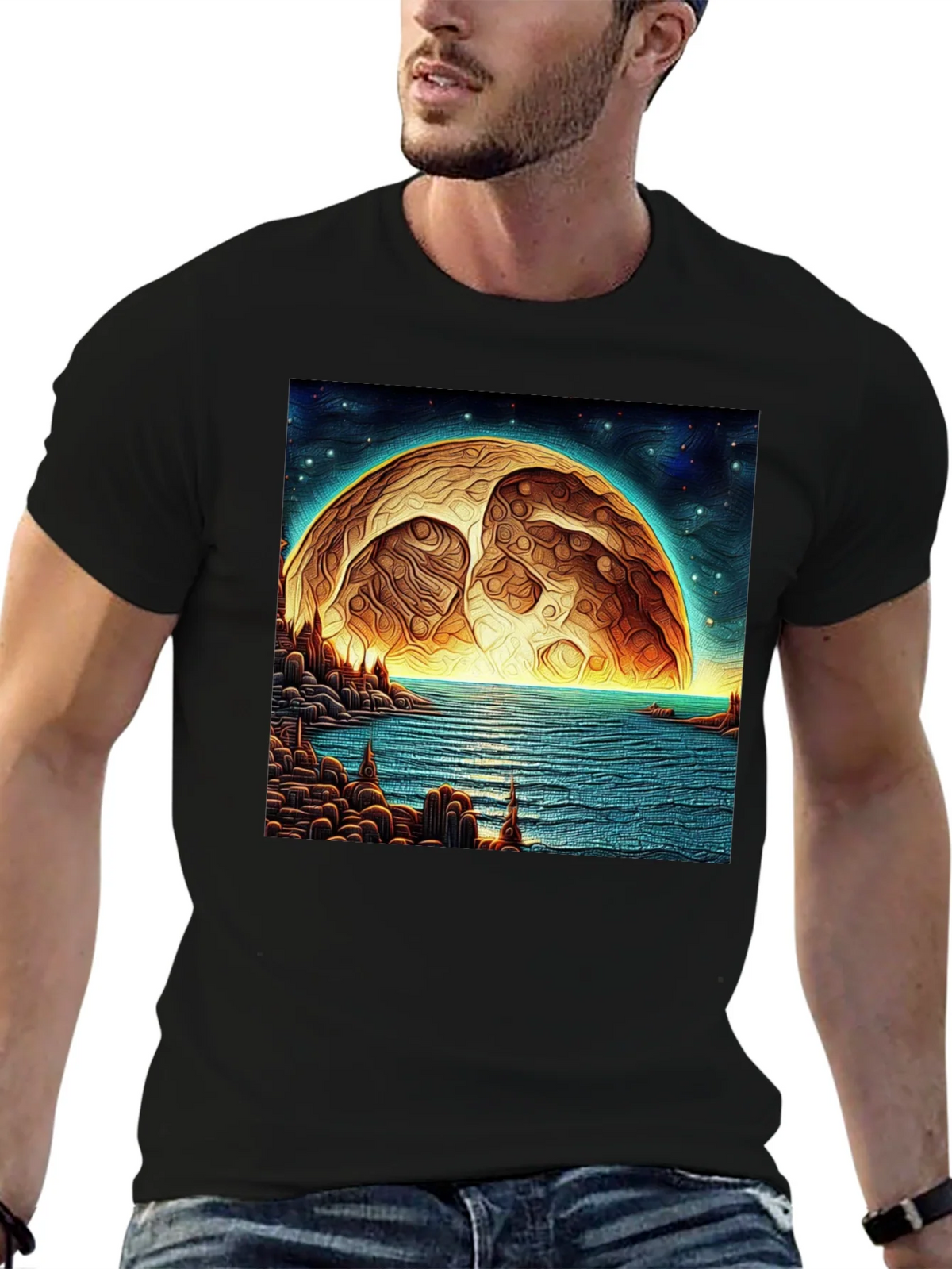 Cosmic Moon T-Shirt product image 6