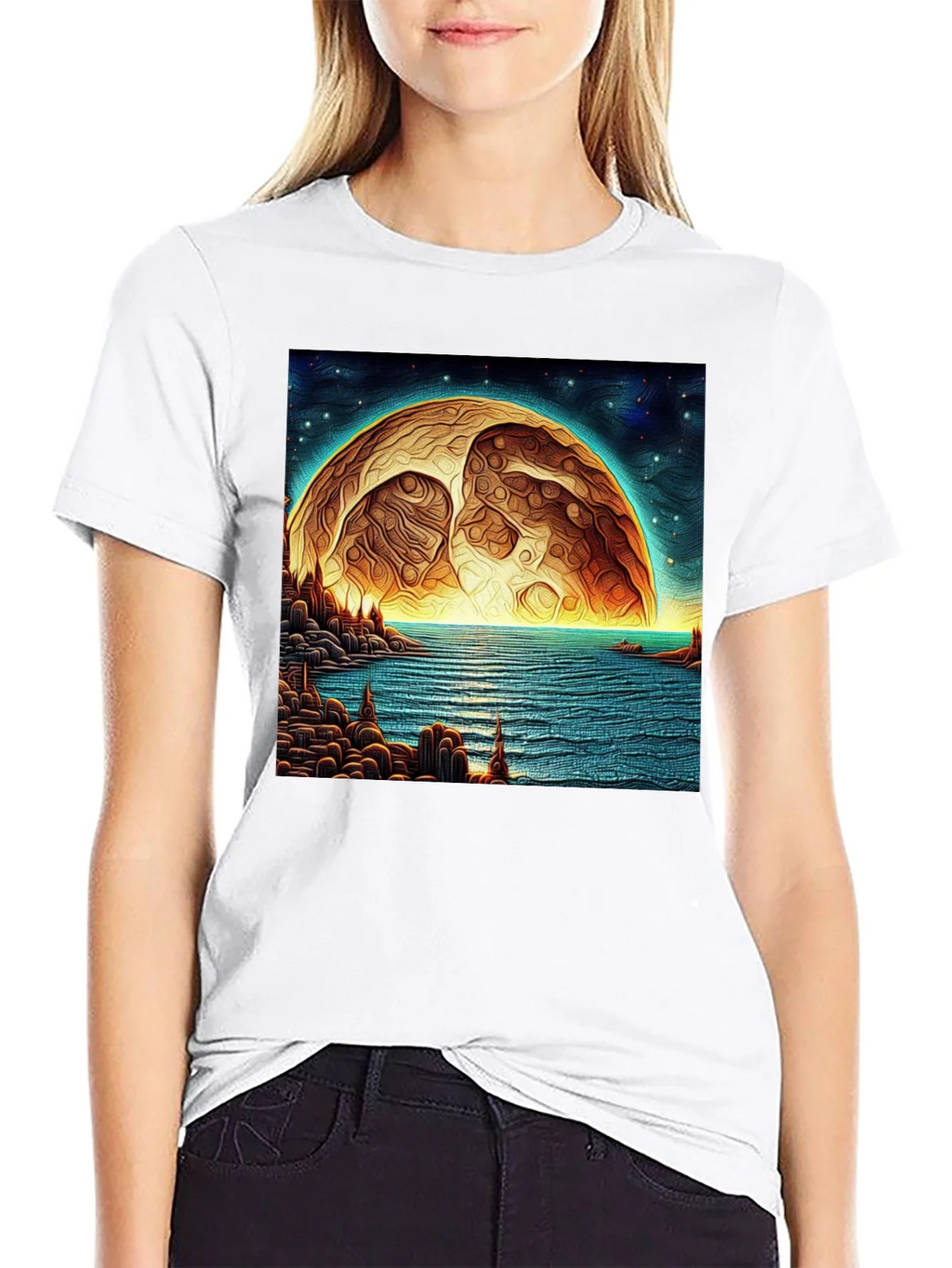 Cosmic Moon T-Shirt product image 8
