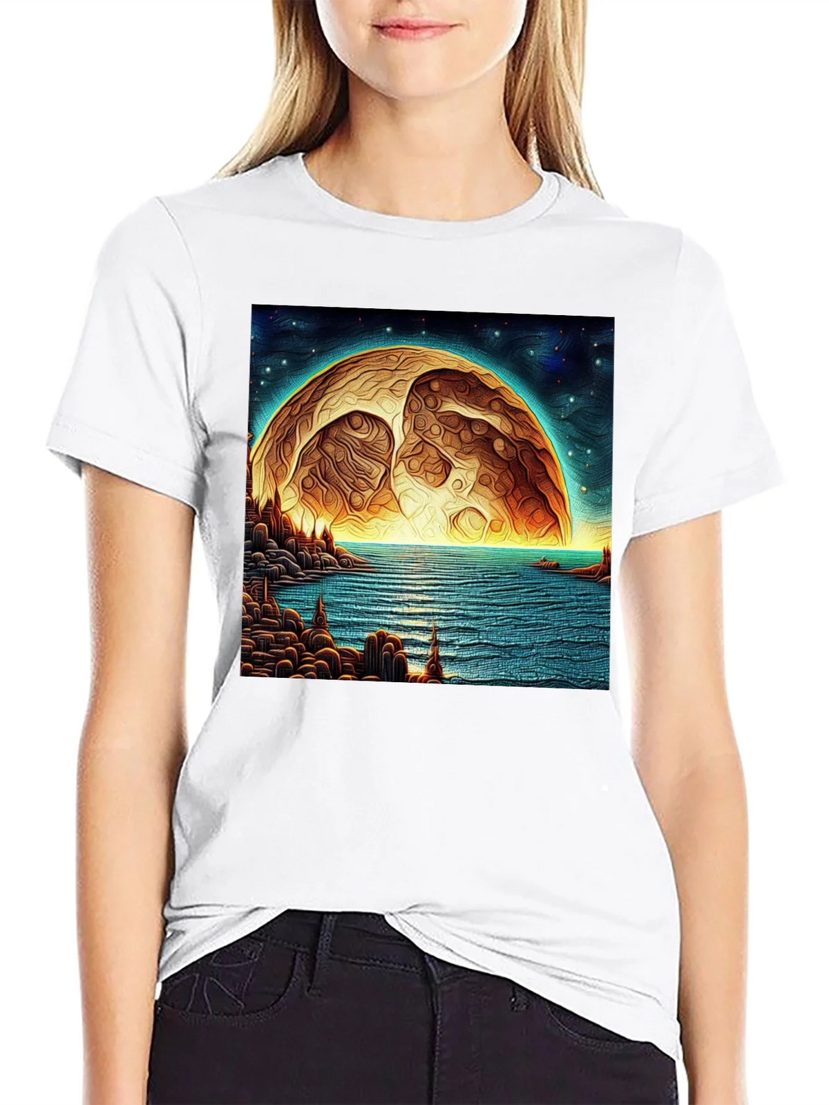 Cosmic Moon T-Shirt product image 8