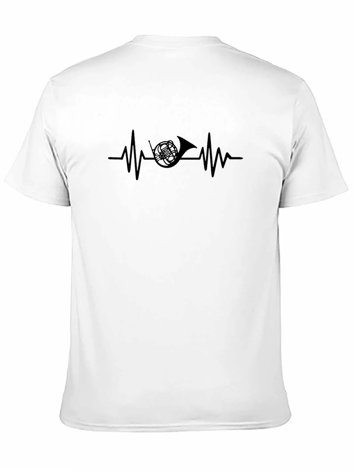 French Horn Heartbeat T-Shirt product image 10